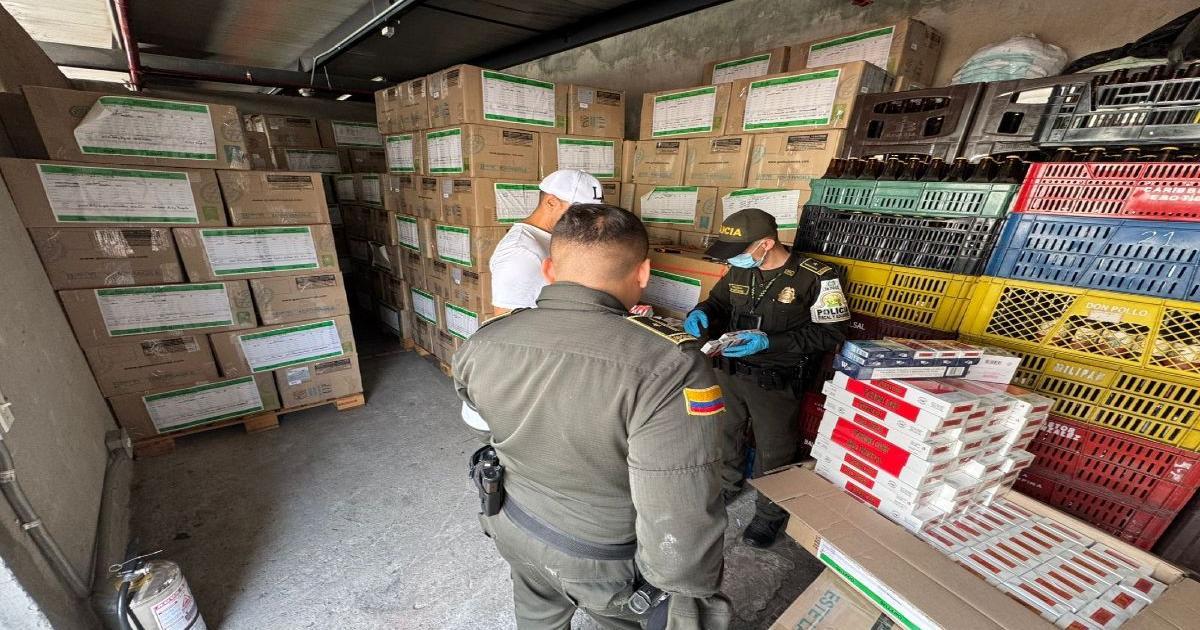 Decomisaron más de 89 mil cajetillas de cigarrillos en Antioquia