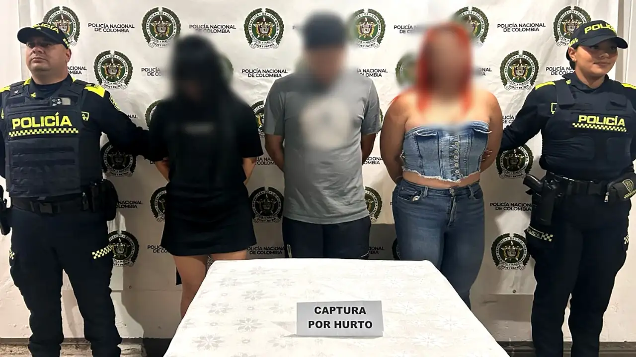 Policía capturó a tres presuntos ladrones cuando huían después de robar un carro Marinilla