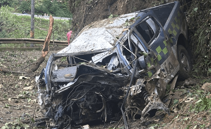 Atentan con explosivos contra patrulla de la Policía en la vía Medellín-Ebéjico