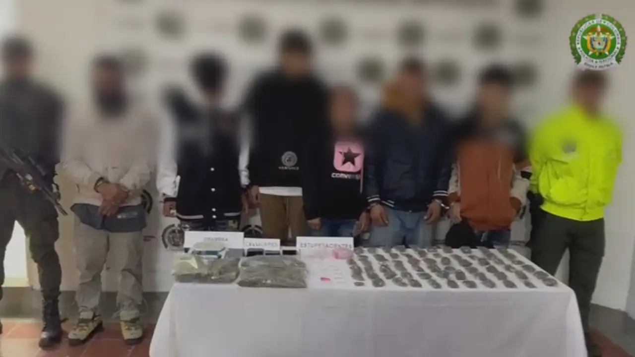 Diez capturas y más de dos kilos de estupefacientes tras operativos en el Oriente antioqueño