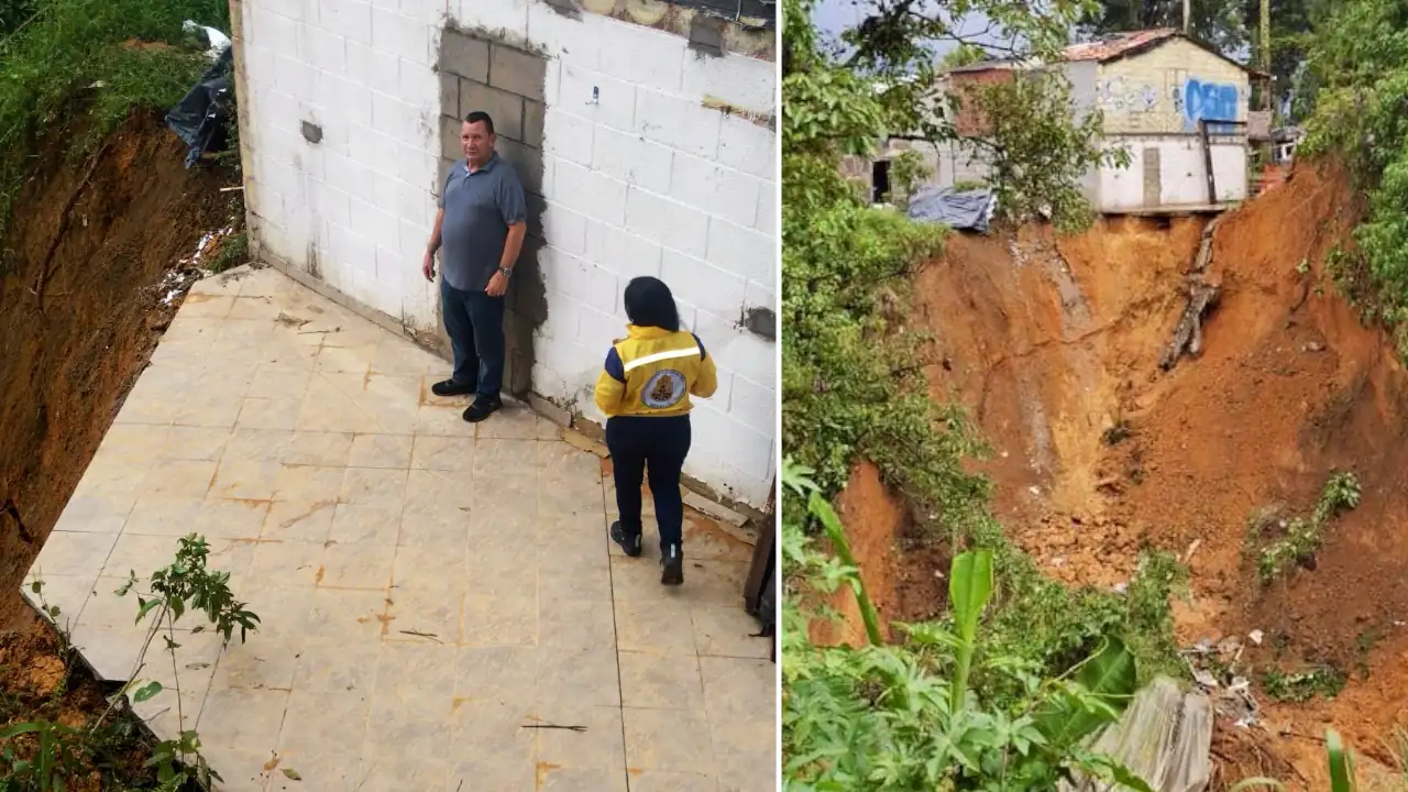 Lluvias en Medellín dejan 25 reportes por deslizamientos: San Antonio de Prado con más casos