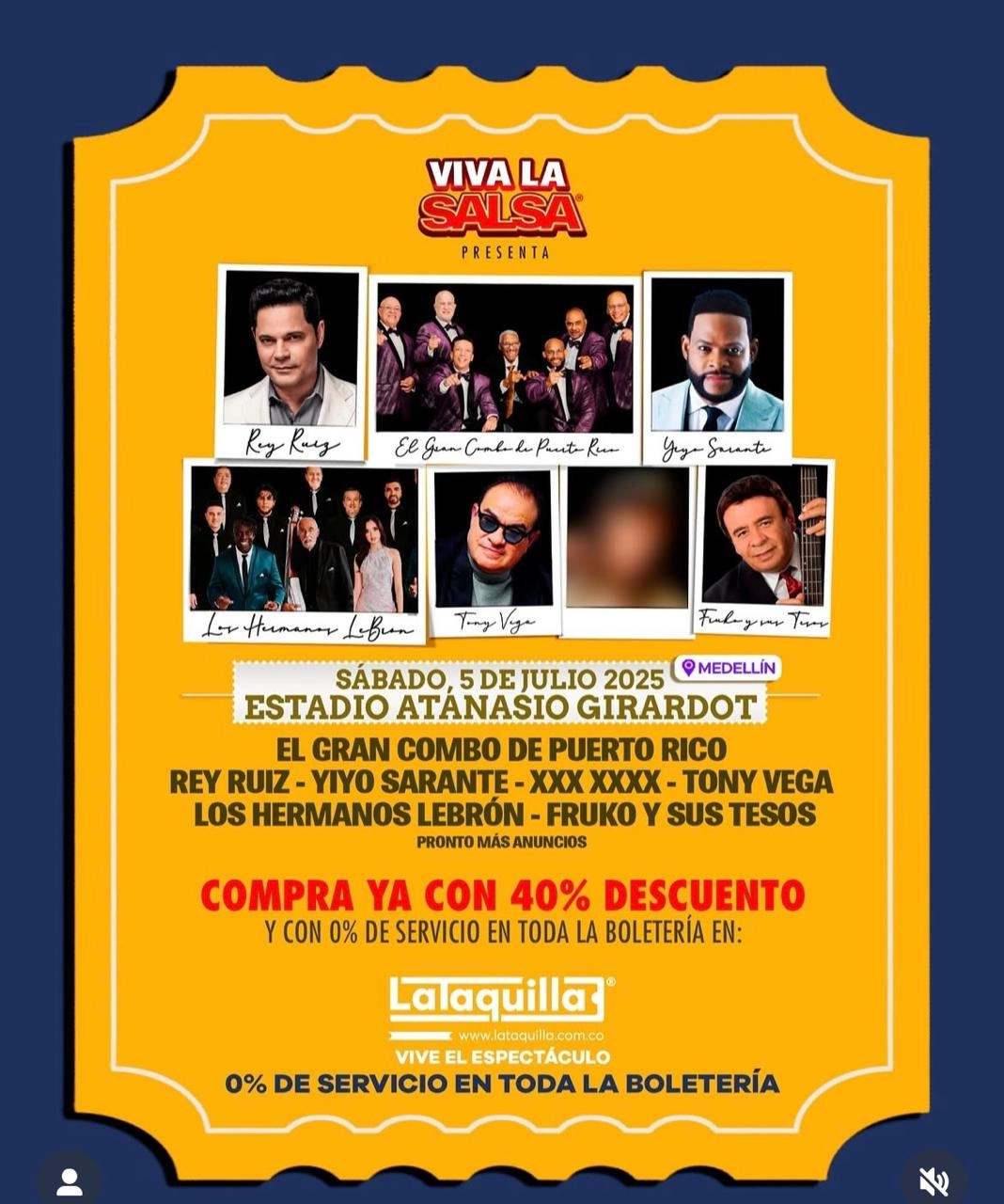 Viva la Salsa llega a Medellín: los más grandes del género se presentarán el 5 de julio en el Atanasio Girardot