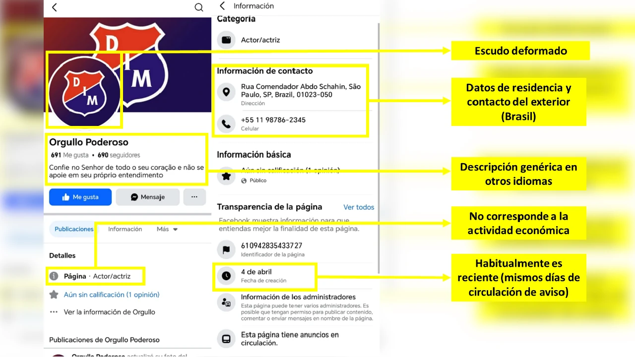 ¡Cuidado, hinchas! Estafadores se hacen pasar por el DIM para robar datos personales con falsos regalos y promociones