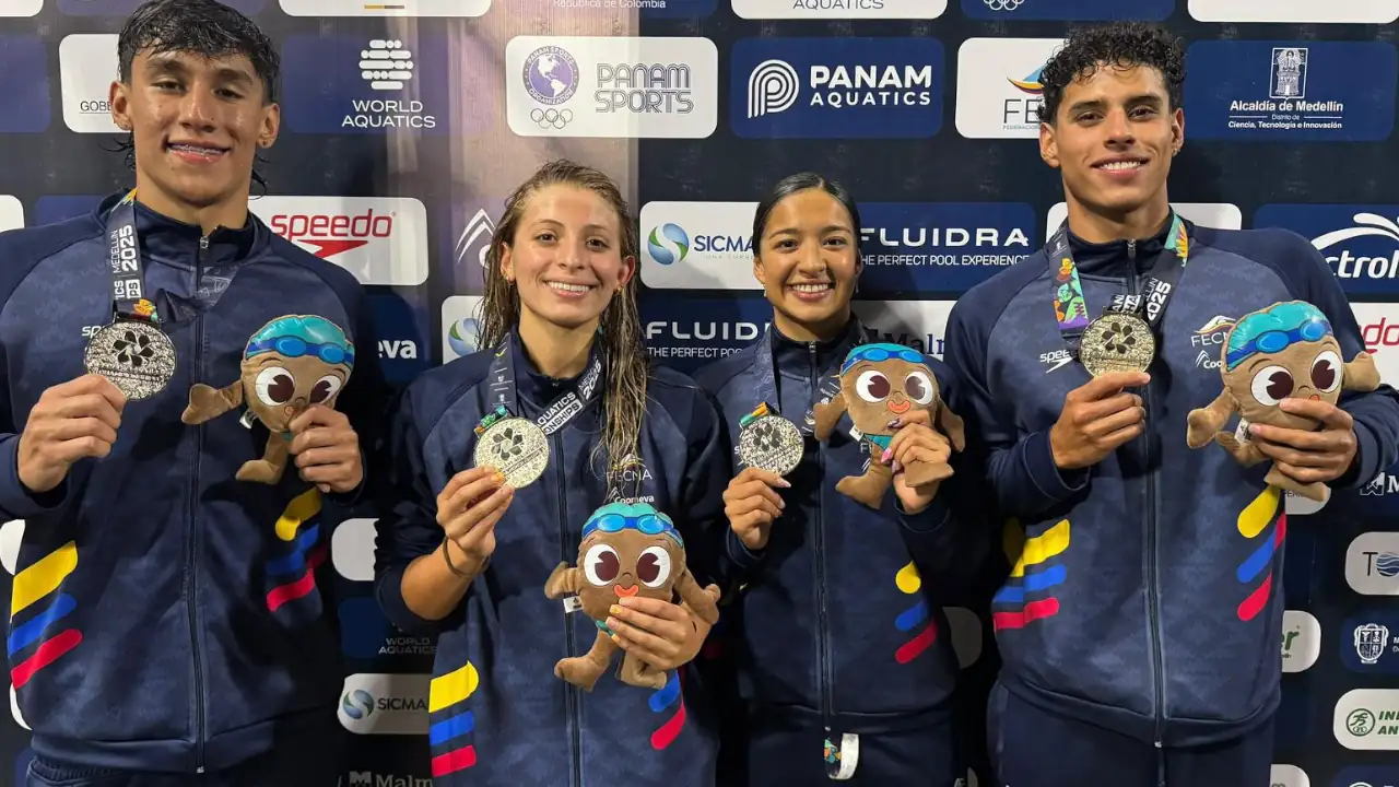 Colombia suma nuevas medallas en el Panamericano Junior de Natación