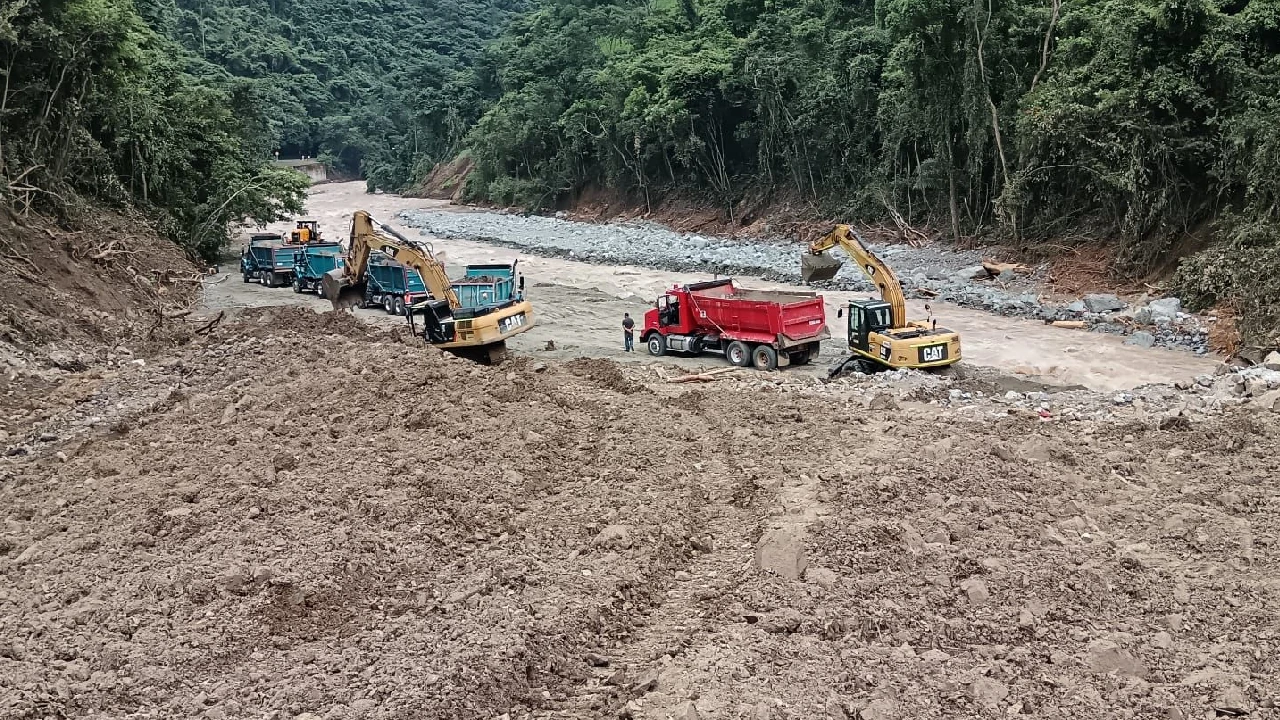 Emergencia vial obliga al cierre total en la vía La Mansa – Primavera entre los km 30 y 37, Suroeste Antioqueño