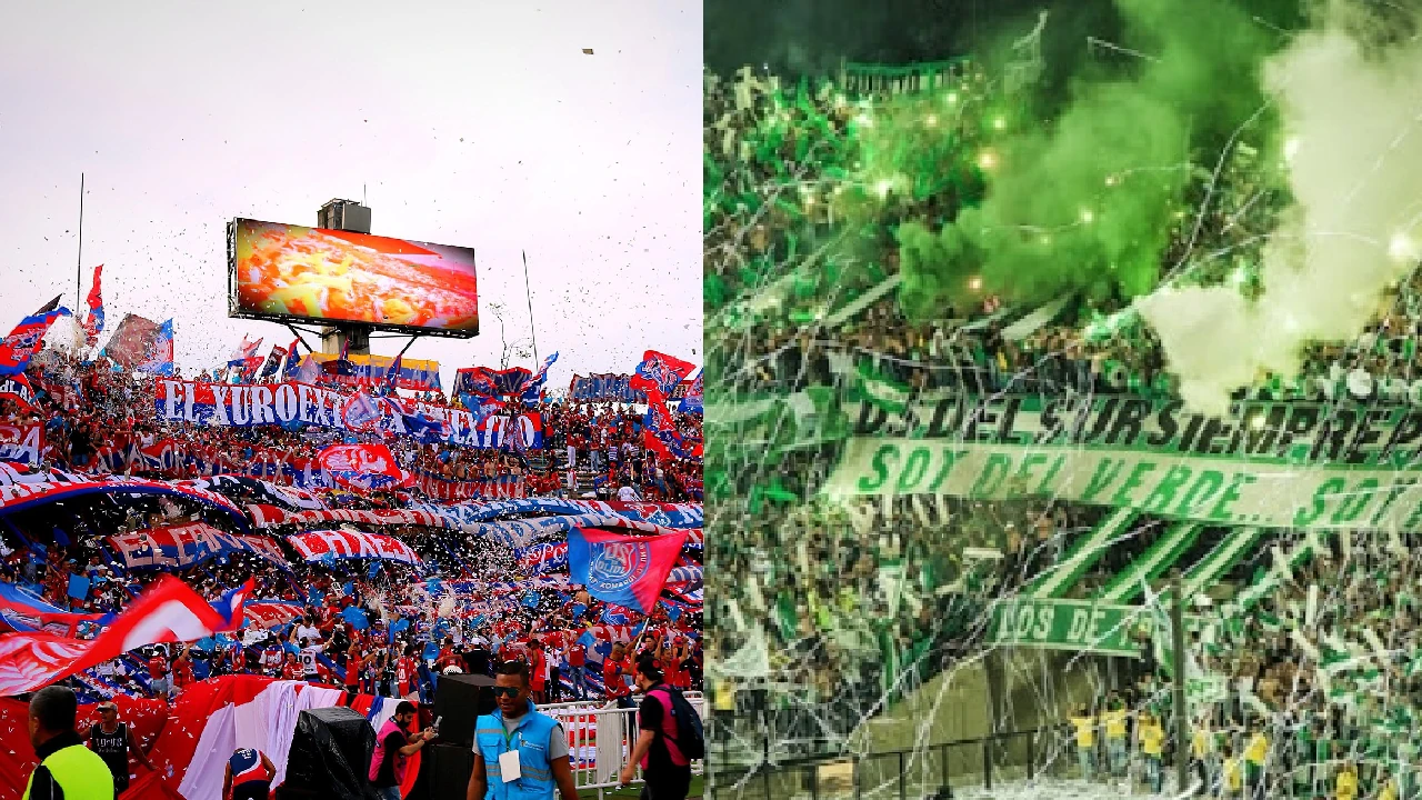 La pasión del ‘clásico paisa’ 338: el Atanasio se teñirá de rojo y verde en un nuevo derbi entre Medellín y Nacional