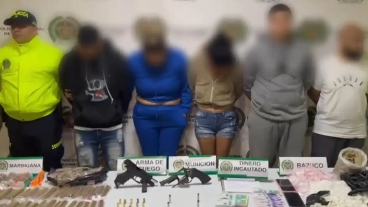 Redada en Barrio Antioquia deja seis capturados y más de 9.000 dosis de droga decomisadas