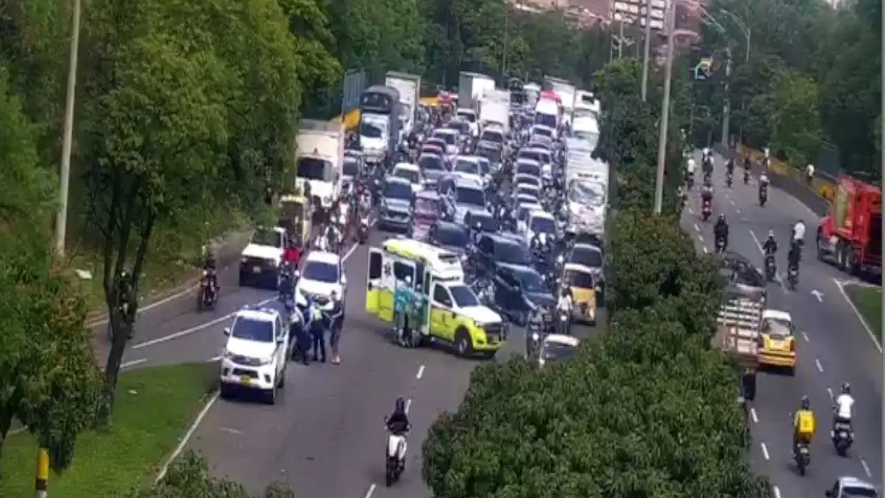 Hay taco a la altura del Puente Horacio por incidente vial