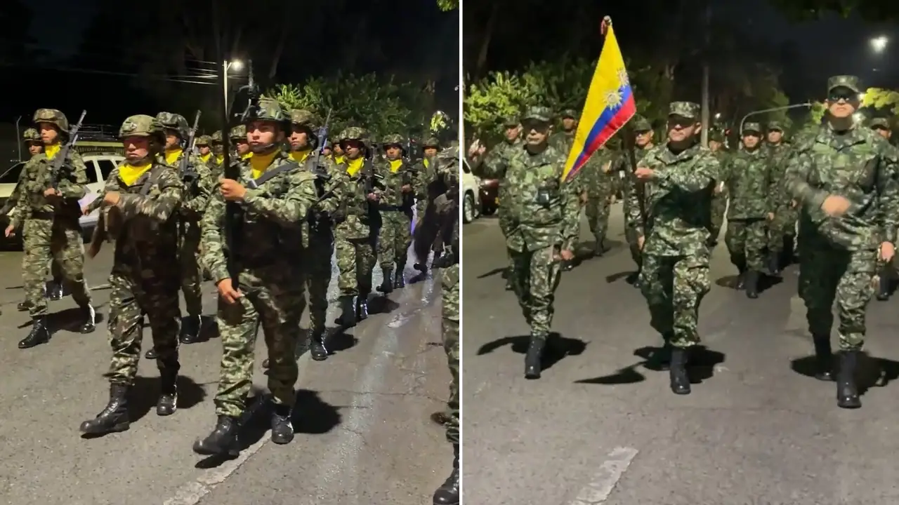 [Video] El espíritu patrio ya se siente en Medellín con los ensayos del Ejército para el desfile militar del 20 de julio