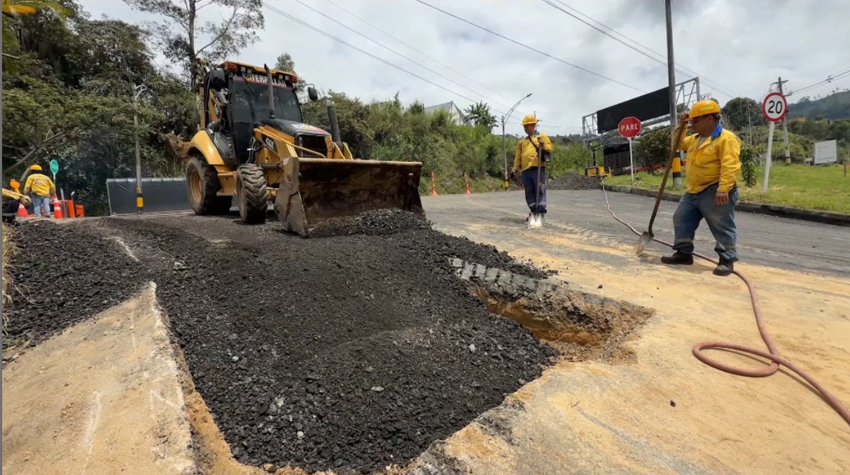Así va la recuperación de la malla vial en el corregimiento de Santa Elena
