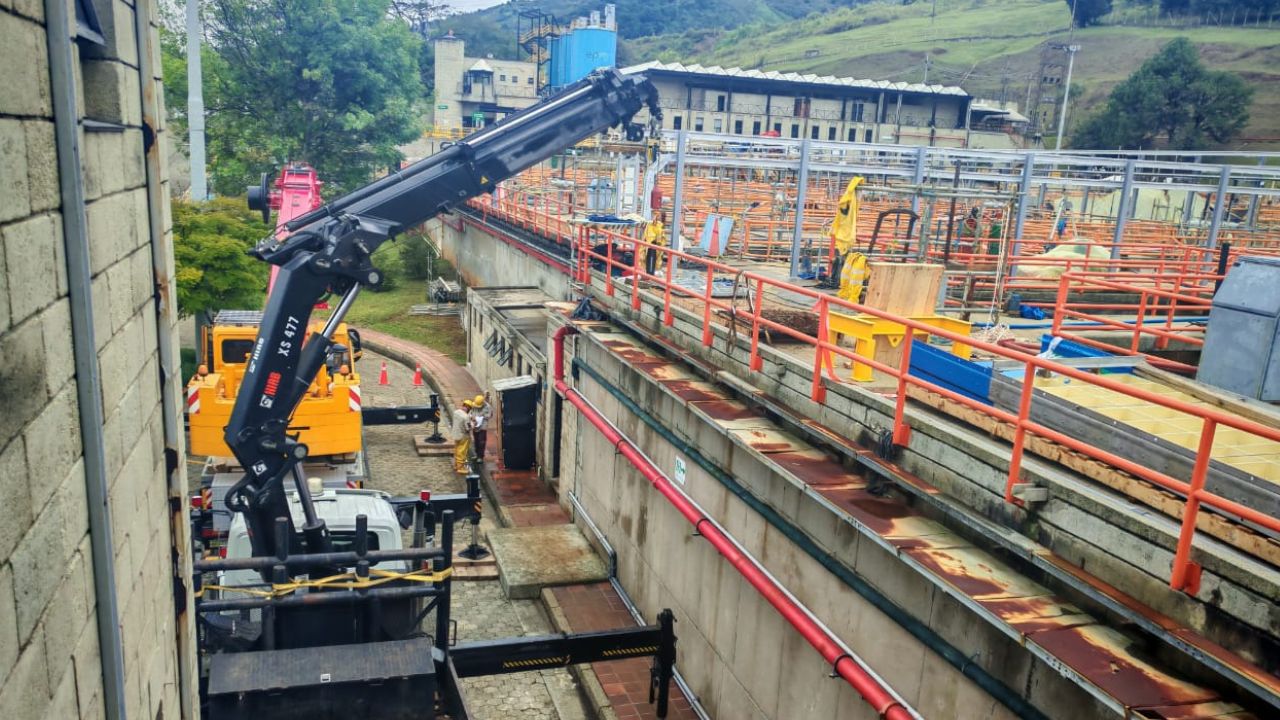 EPM alcanza 32% de avance en modernización de la planta Manantiales