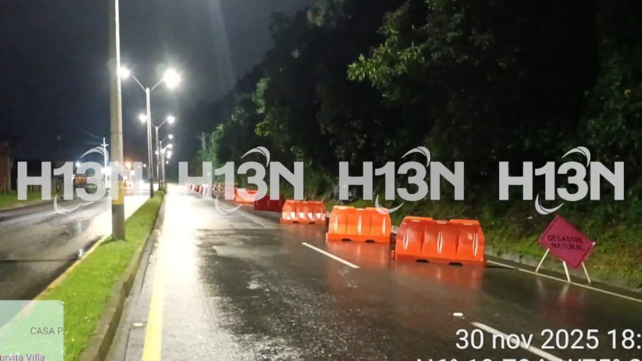 Atención: Autopista Medellín – Bogotá está cerrada por un deslizamiento