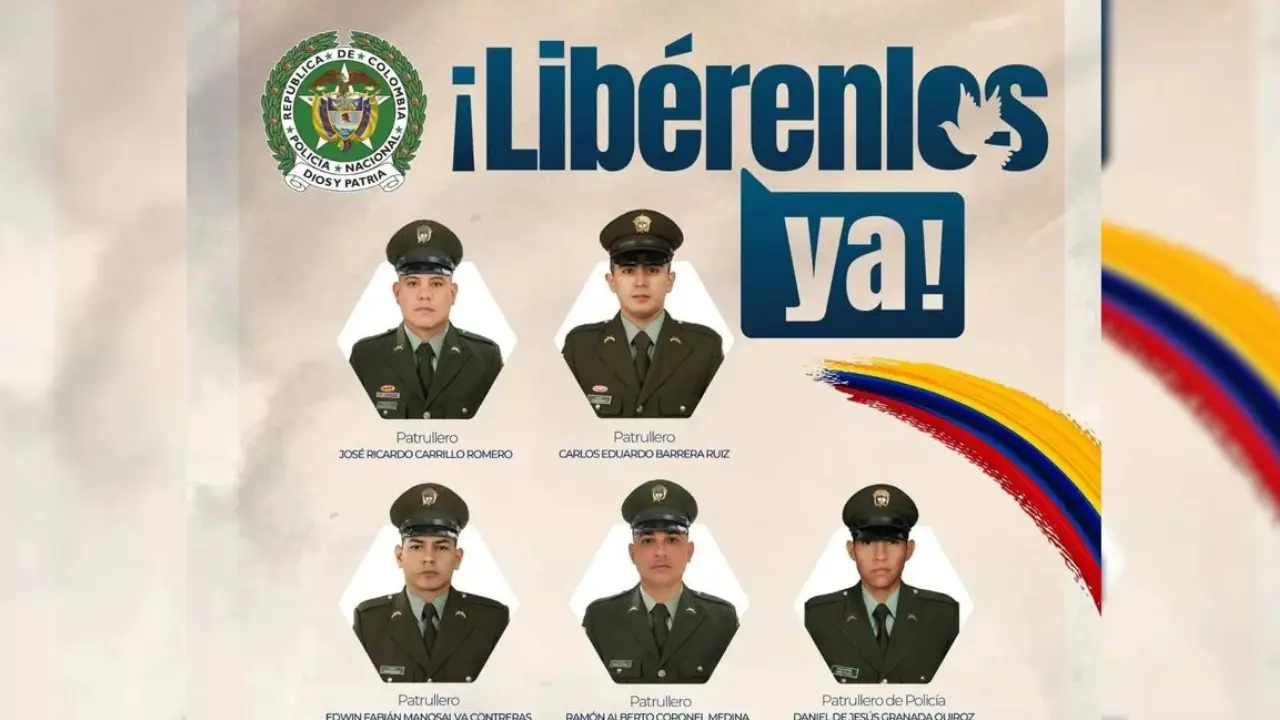 ELN confirmó que secuestró a los cinco policías en Tibú y ya se armó canal para liberarlos