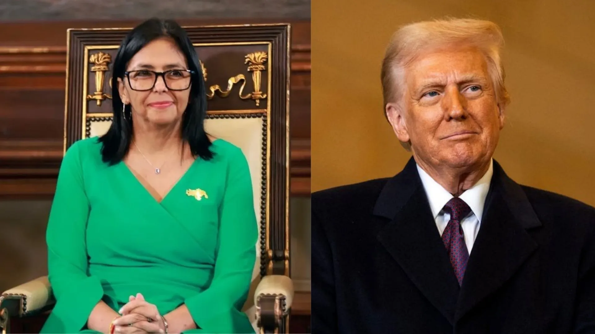 “Es una persona fantastica”: Trump confirma llamada telefónica con Delcy Rodríguez, presidenta interina de Venezuela