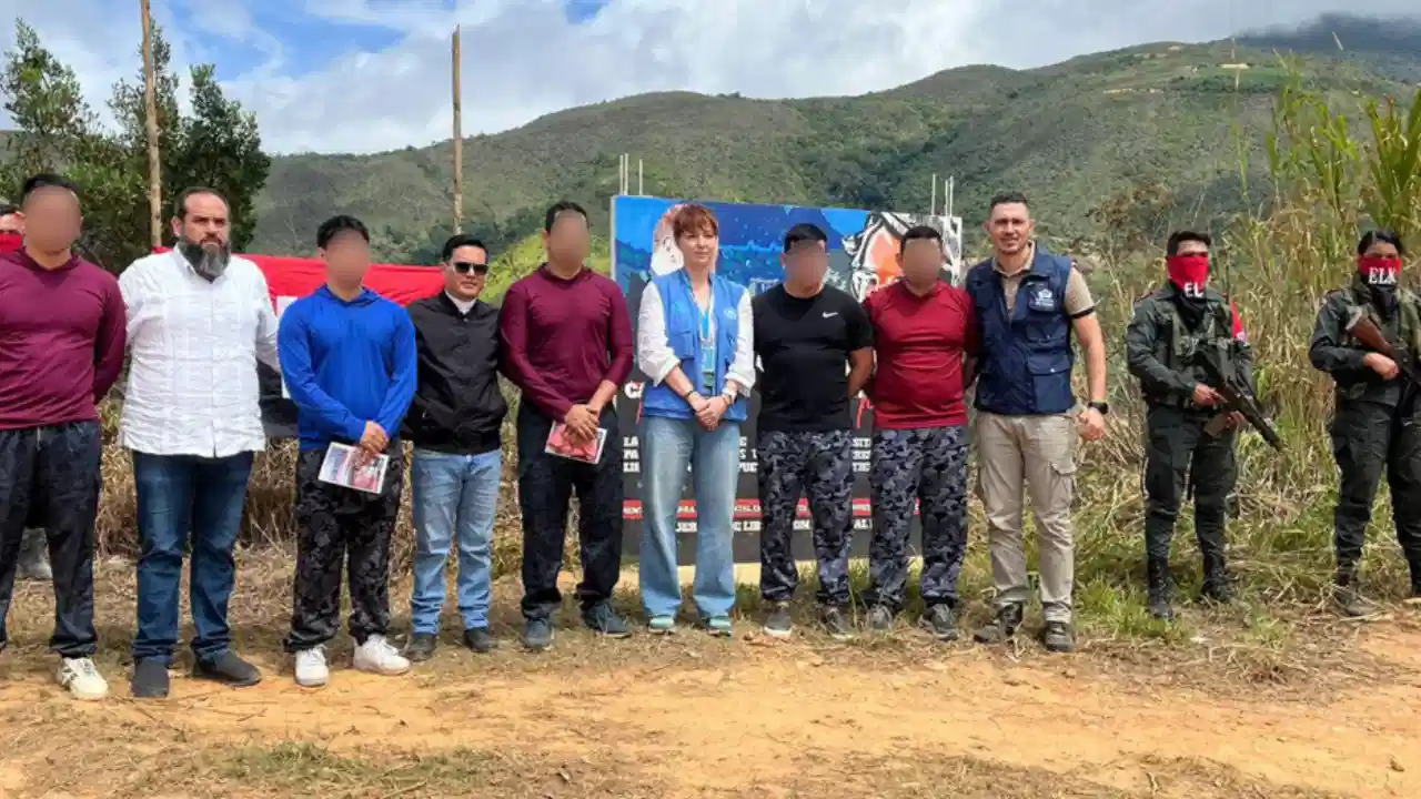 Liberan a cinco policías secuestrados por el ELN en Norte de Santander