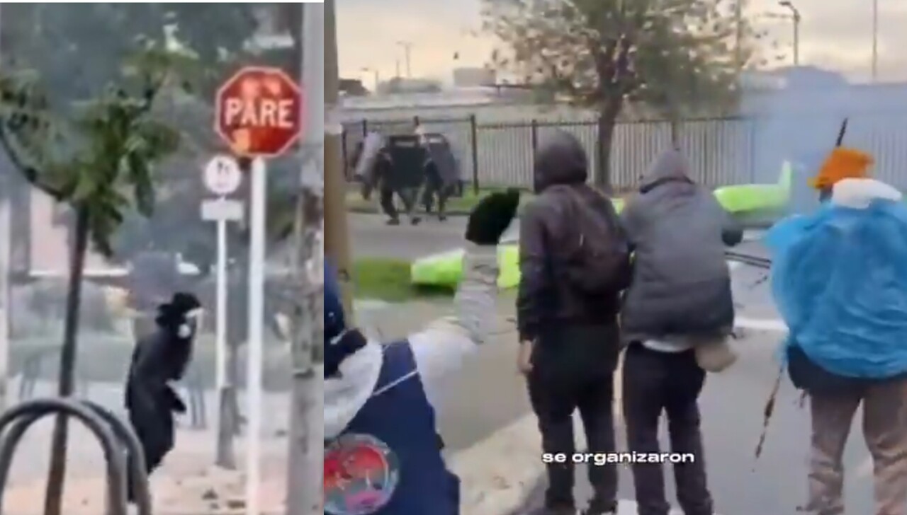vandalos en bogota