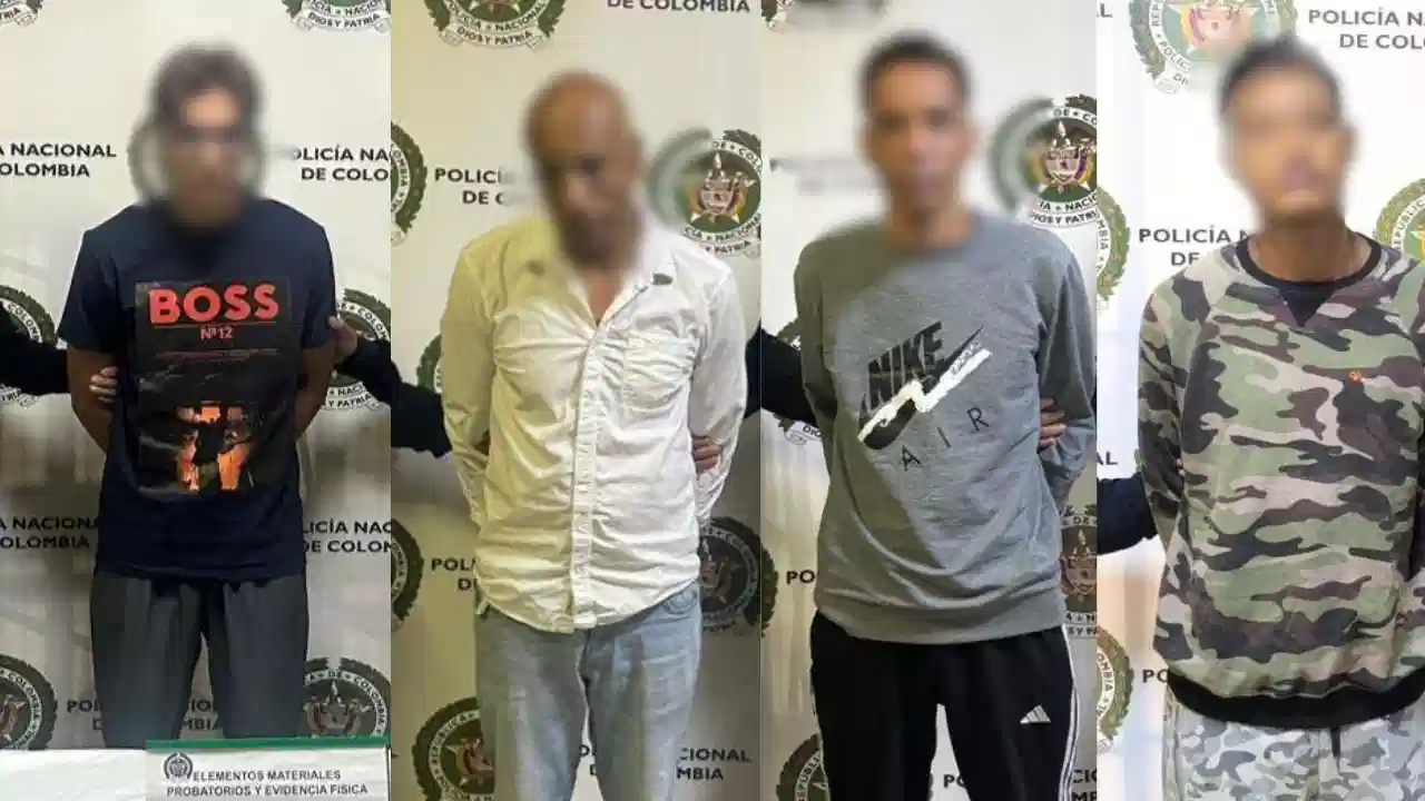 Caen cuatro responsables de atracos en El Poblado y Laureles