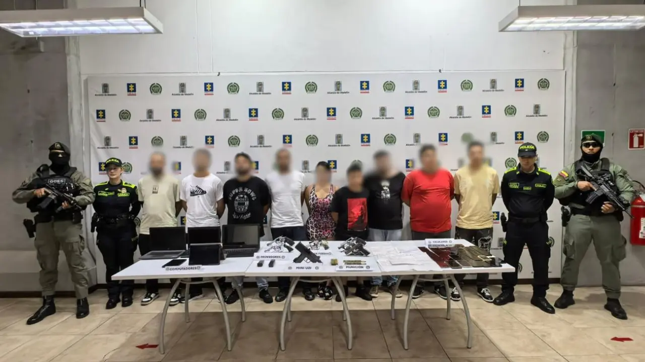 Medellín desmantela oficina de sicariato transnacional