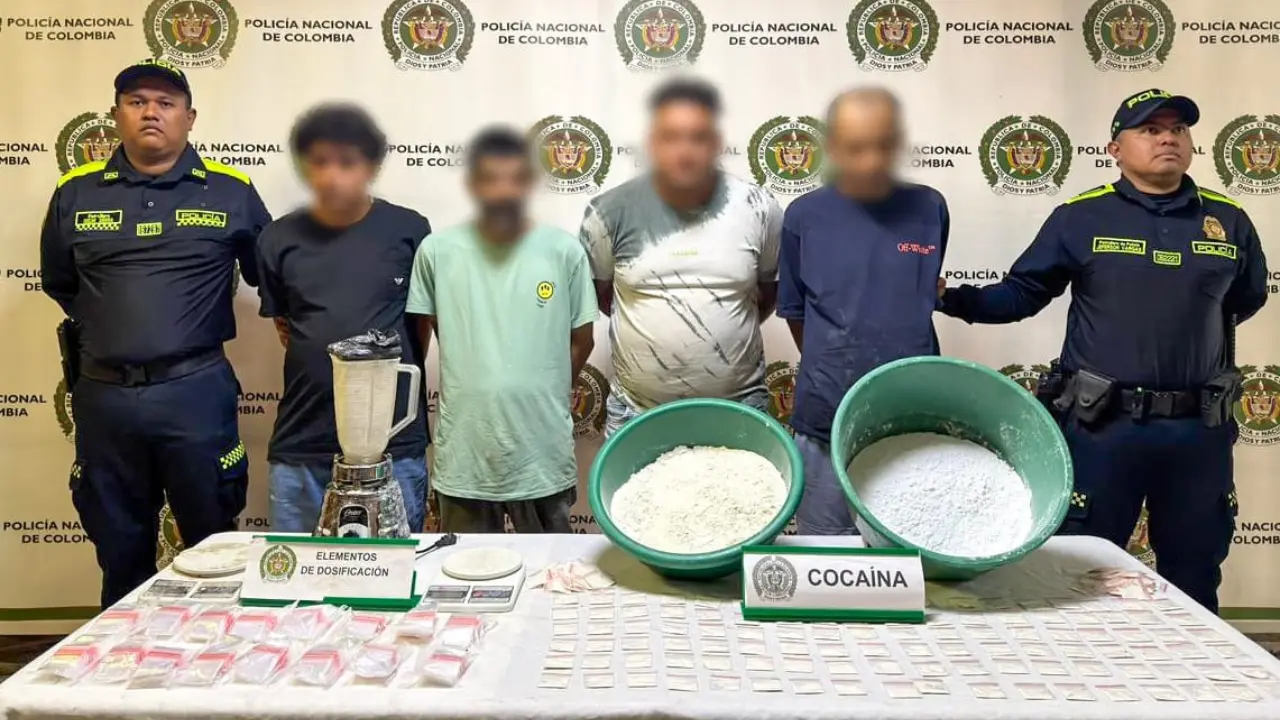Policía desmantela red de microtráfico en Santa Lucía