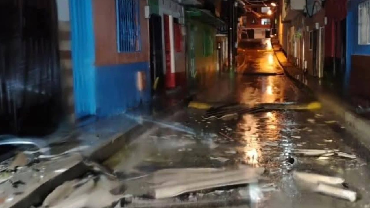 ¡No se salvó ni la capilla! Así avanza el censo después de un fuerte vendaval en Nariño, Antioquia