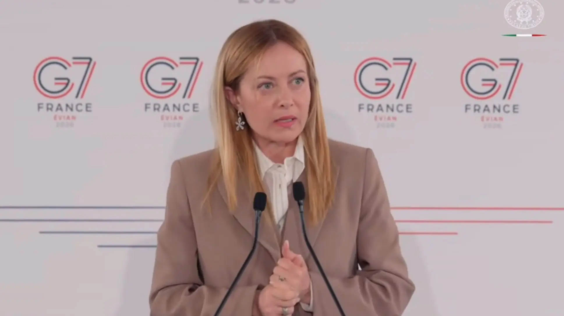Giorgia Meloni felicita a De La Espriella y propone fortalecer la alianza Colombia-Italiana