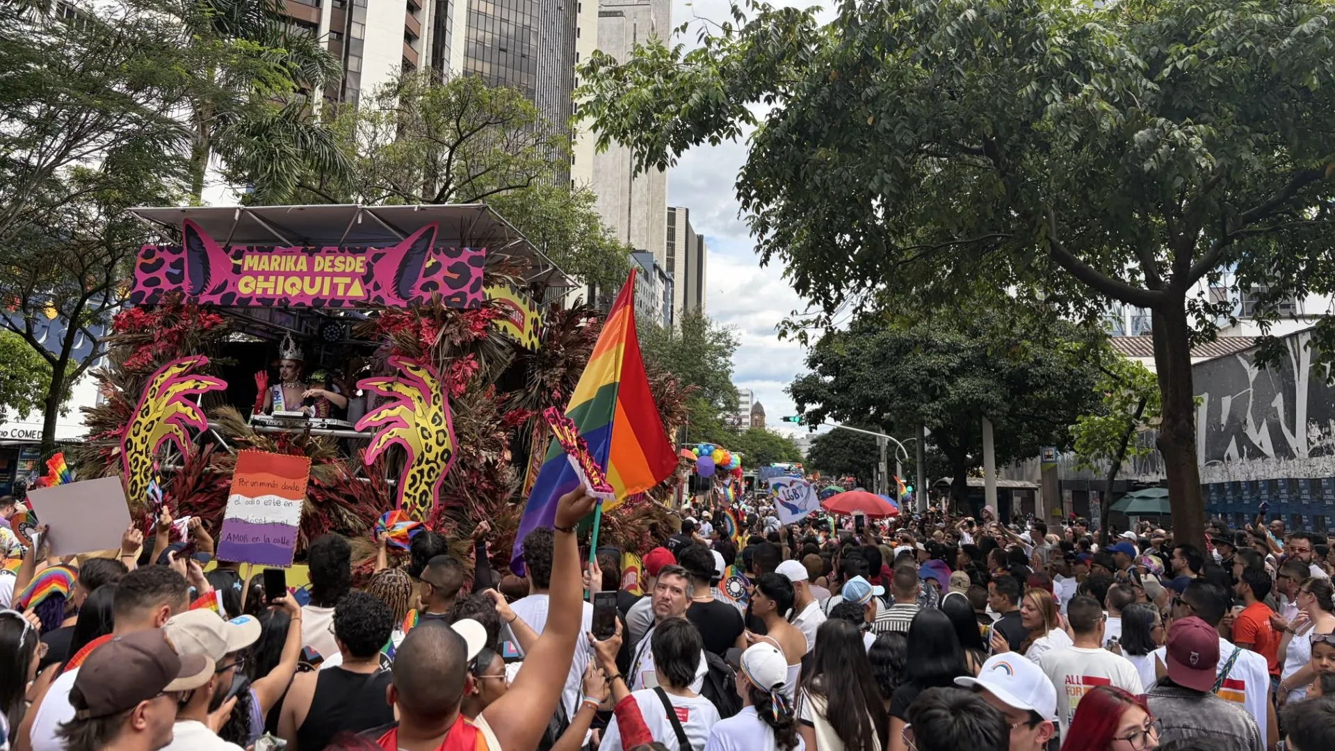 ¡Medellín celebró la diversidad! Más de 100.000 personas participaron en la Marcha del Orgullo