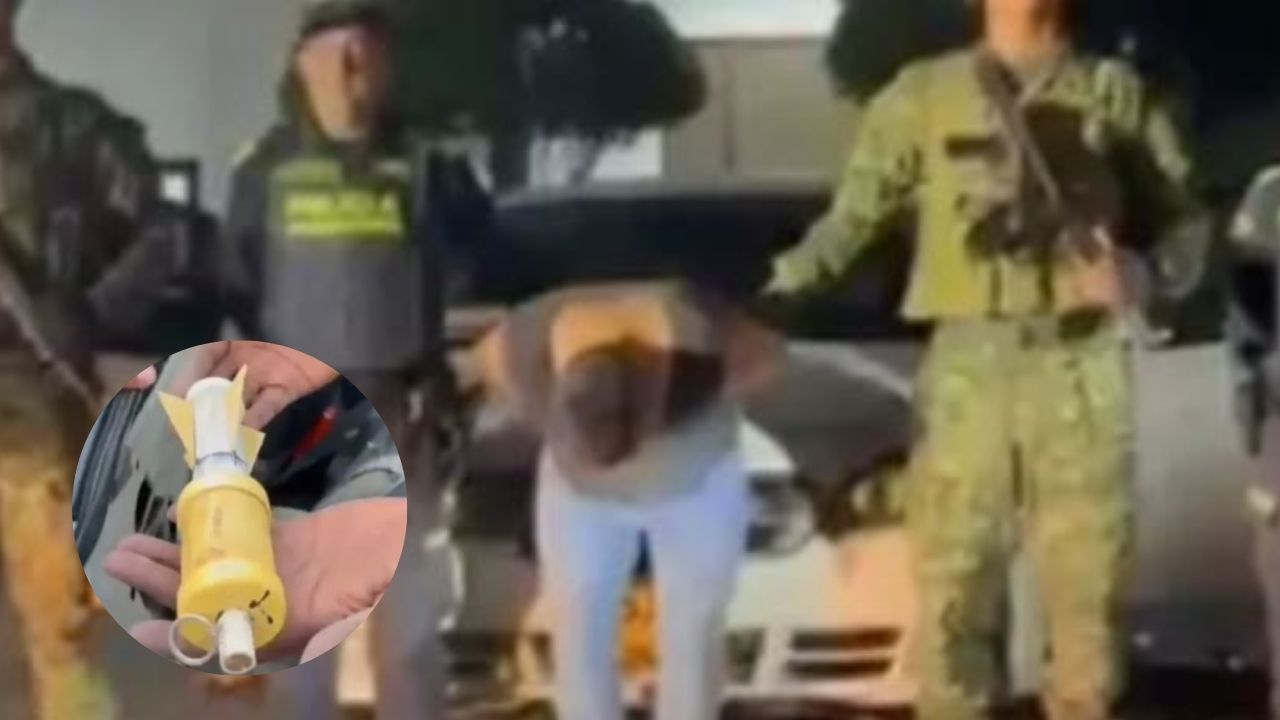 Capturan a hombre con explosivos en Valle del Cauca