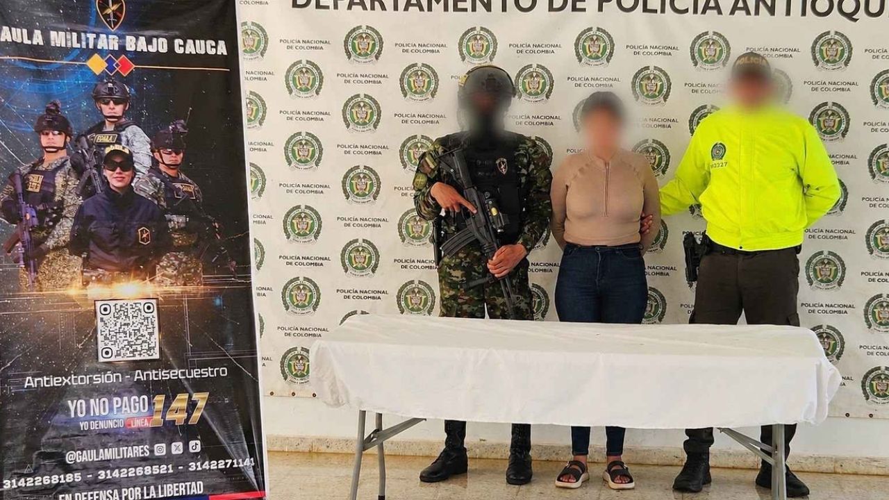 Cayó alias ‘Vanessa’, señalada de reclutar menores para el Clan del Golfo en Caucasia