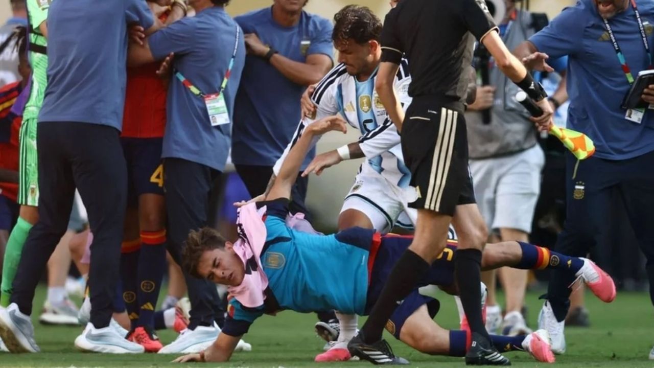FIFA sanciona a jugadores de Argentina y España luego de los incidentes en la final del Mundial 2026