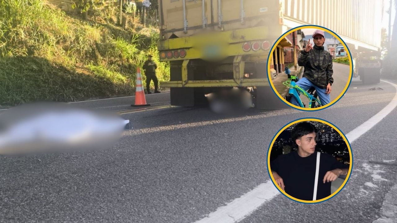 Identifican a los dos motociclistas que murieron en accidente en la vía Santa Bárbara–La Pintada