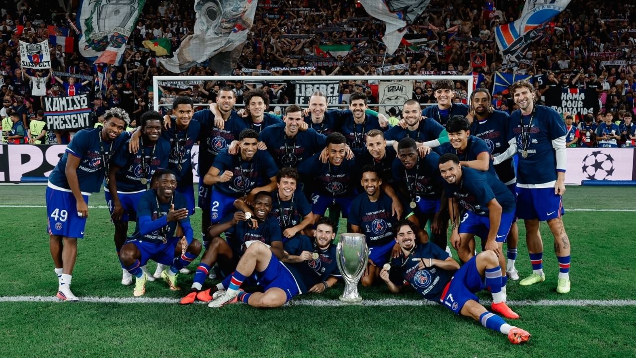 PSG es bicampeón de la Supercopa de Europa: venció 2-1 al Aston Villa en el primer partido de la temporada 26/27