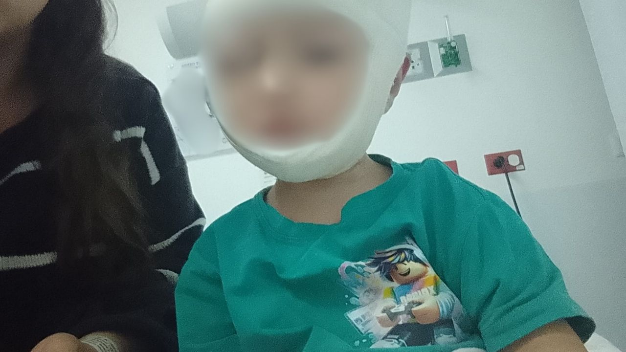 ¡Víctima en la Unión! un bebé sufrió quemaduras en varias partes del cuerpo cuando un sartén con aceite caliente cayó sobre él durante el terremoto
