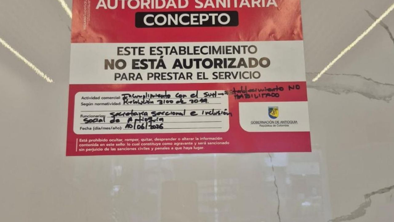 Secretaría de Salud de Antioquia realizó operativos de control a centros estéticos irregulares, ¿Cuántos cerró?